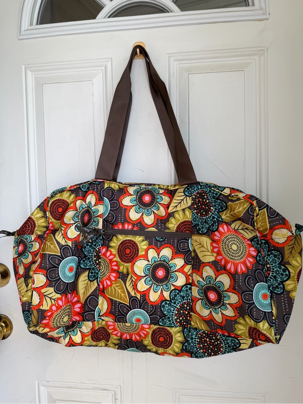 Vera Bradley Travel Tote Bag in Floral Print - Picture 2 of 2